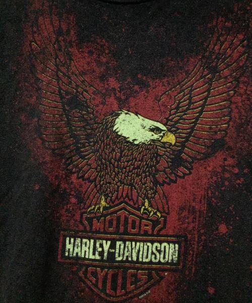 HARLEY-DAVIDSON（ハーレーダビッドソン）HARLEY-DAVIDSON (ハーレーダビッドソン) プリントTシャツ ブラック サイズ:Lの古着・服飾アイテム