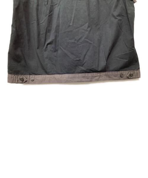 FRED PERRY（フレッドペリー）FRED PERRY (フレッドペリー) 半袖シャツ ブラック×ホワイト サイズ:Lの古着・服飾アイテム