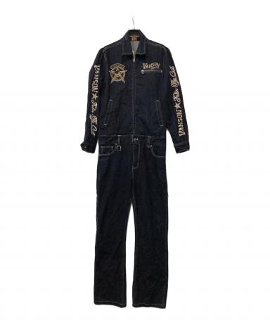 vanson オーバーオール・つなぎ 黒 1975年 中古・古着通販】VANSON (バンソン) つなぎ ネイビー サイズ