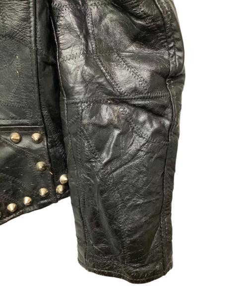 CAMPRI（カンパリ）CAMPRI (カンパリ) レザーダブルジャケット ブラック サイズ:不明の古着・服飾アイテム