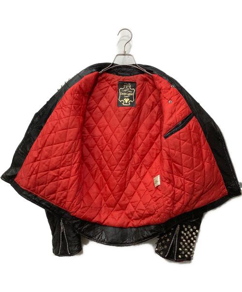 CAMPRI（カンパリ）CAMPRI (カンパリ) レザーダブルジャケット ブラック サイズ:不明の古着・服飾アイテム