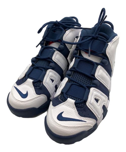 NIKE（ナイキ）NIKE (ナイキ) ハイカットスニーカー ネイビー×ホワイト サイズ:24.0cm 未使用品の古着・服飾アイテム