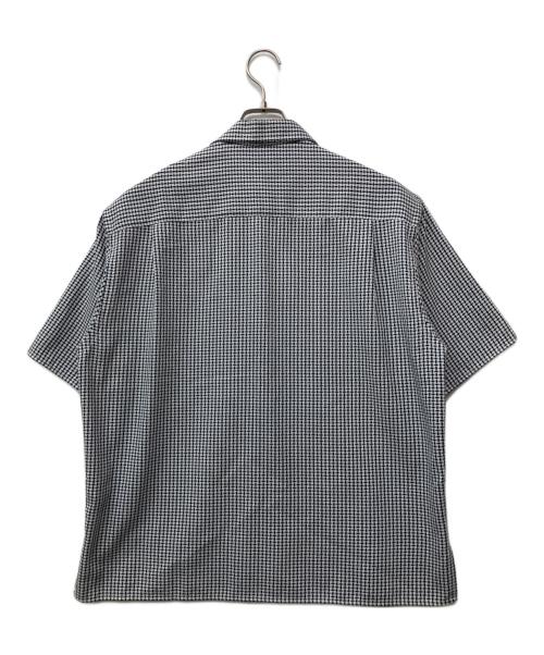 BEAUTY&YOUTH（ビューティーアンドユース）BEAUTY&YOUTH (ビューティーアンドユース) 半袖シャツ ネイビー×ホワイト サイズ:Mの古着・服飾アイテム