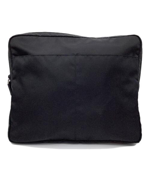 PRADA（プラダ）PRADA (プラダ) ナイロンメッセンジャーバッグ ブラックの古着・服飾アイテム