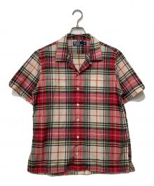 POLO RALPH LAUREN（ポロ・ラルフローレン）の古着「半袖シャツ」｜レッド×グリーン