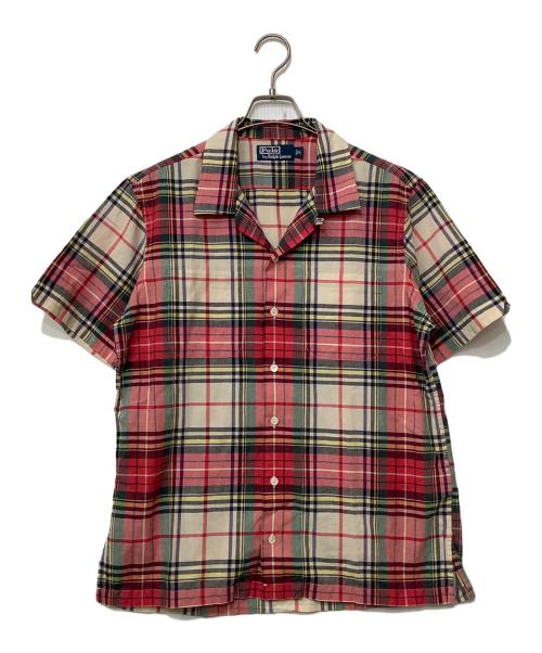 POLO RALPH LAUREN（ポロ・ラルフローレン）POLO RALPH LAUREN (ポロ・ラルフローレン) 半袖シャツ レッド×グリーン サイズ:Lの古着・服飾アイテム