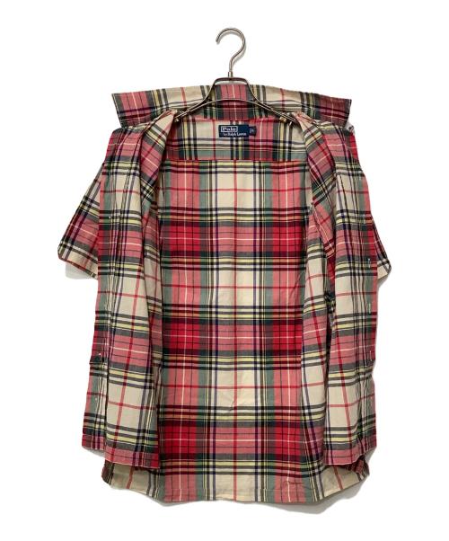 POLO RALPH LAUREN（ポロ・ラルフローレン）POLO RALPH LAUREN (ポロ・ラルフローレン) 半袖シャツ レッド×グリーン サイズ:Lの古着・服飾アイテム