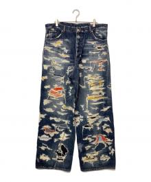 B1ARCHIVE（ビーワンアーカイブ）の古着「デニムパンツ」｜ブルー