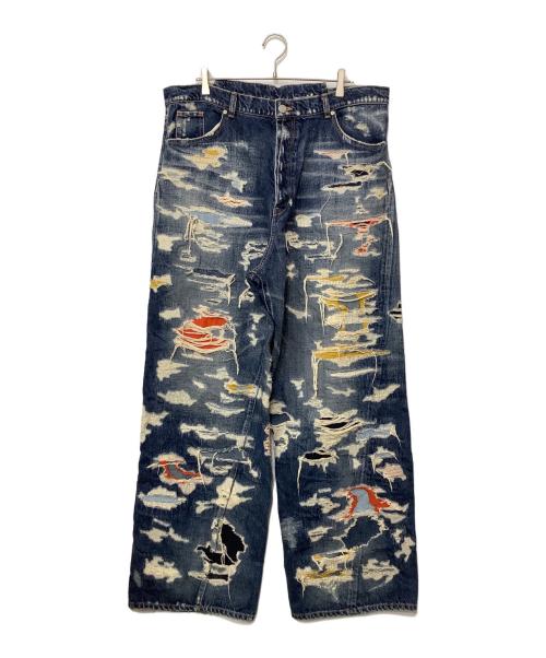 B1ARCHIVE（ビーワンアーカイブ）B1ARCHIVE (ビーワンアーカイブ) デニムパンツ ブルー サイズ:W38の古着・服飾アイテム
