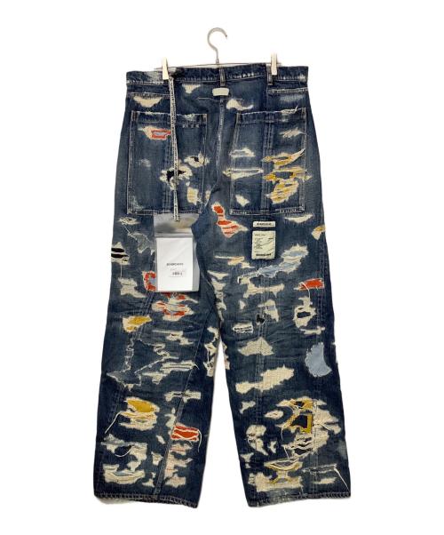 B1ARCHIVE（ビーワンアーカイブ）B1ARCHIVE (ビーワンアーカイブ) デニムパンツ ブルー サイズ:W38の古着・服飾アイテム