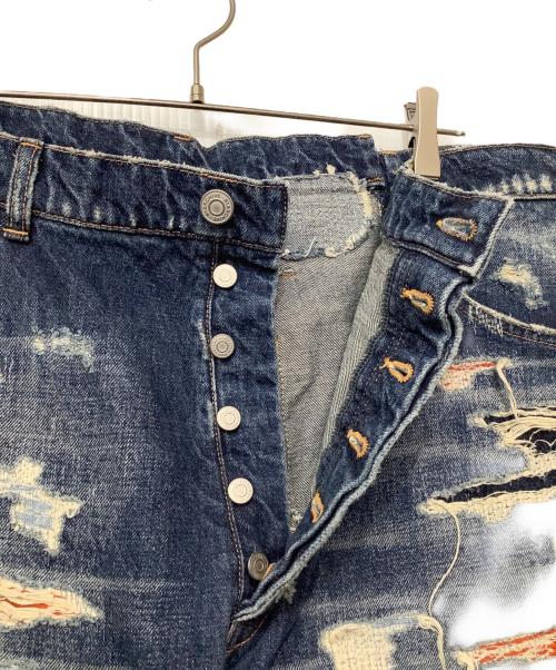 B1ARCHIVE（ビーワンアーカイブ）B1ARCHIVE (ビーワンアーカイブ) デニムパンツ ブルー サイズ:W38の古着・服飾アイテム