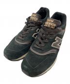 NEW BALANCEニューバランス）の古着「ローカットスニーカー」｜ブラック×オレンジ