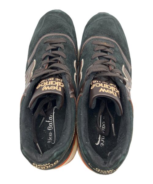 NEW BALANCE（ニューバランス）NEW BALANCE (ニューバランス) ローカットスニーカー ブラック×オレンジ サイズ:27.0ｃｍの古着・服飾アイテム
