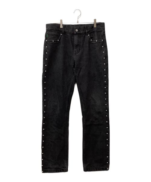 PLEASURES（プレジャーズ）PLEASURES (プレジャーズ) デニムパンツ ブラック サイズ:W32の古着・服飾アイテム