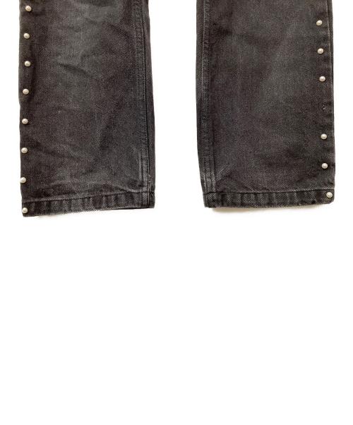 PLEASURES（プレジャーズ）PLEASURES (プレジャーズ) デニムパンツ ブラック サイズ:W32の古着・服飾アイテム