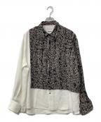 CULLNI×SHAREEFクルニ×シャリーフ）の古着「長袖シャツ」｜ブラック×ホワイト