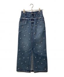 JOSE MOON（ジョゼムーン）の古着「デニムスカート」｜ブルー