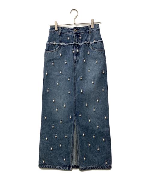 JOSE MOON（ジョゼムーン）JOSE MOON (ジョゼムーン) デニムスカート ブルー サイズ:36の古着・服飾アイテム