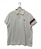 MONCLERモンクレール）の古着「ポロシャツ」｜ホワイト