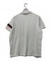 MONCLER (モンクレール) ポロシャツ ホワイト サイズ:XL：12000円