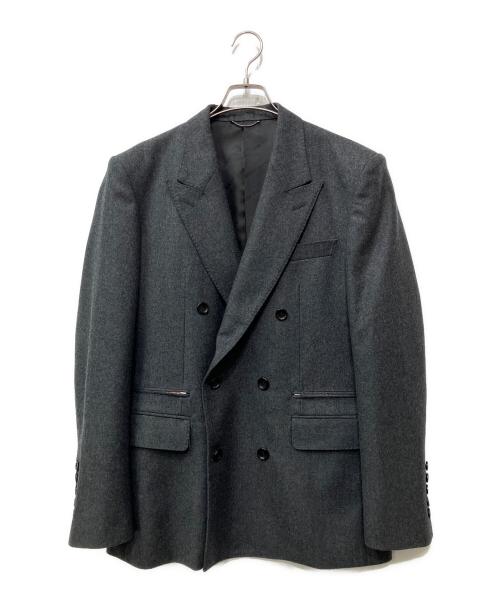 JOHN LAWRENCE SULLIVAN（ジョン ローレンス サリバン）JOHN LAWRENCE SULLIVAN (ジョン ローレンス サリバン) ウールダブルジャケット グレー サイズ:44の古着・服飾アイテム