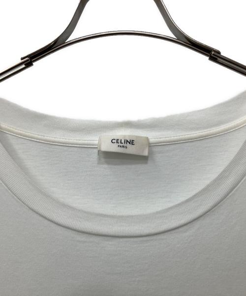 CELINE（セリーヌ）CELINE (セリーヌ) 半袖Tシャツ ホワイト サイズ:Lの古着・服飾アイテム