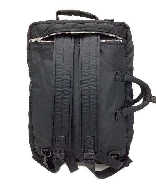 PORTER（ポーター）PORTER (ポーター) タンカー　DOCUMENT BAG W zip　ブリーフケース ブラック×オレンジの古着・服飾アイテム