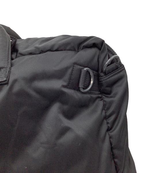 PORTER（ポーター）PORTER (ポーター) タンカー　DOCUMENT BAG W zip　ブリーフケース ブラック×オレンジの古着・服飾アイテム