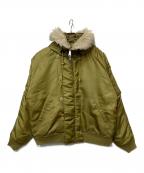 US ARMYユーエスアーミー）の古着「フライトジャケット」｜カーキ