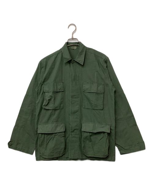 ミリタリー（ミリタリー）ミリタリー (ミリタリー) ミリタリーシャツジャケット グリーン サイズ:XS-Rの古着・服飾アイテム
