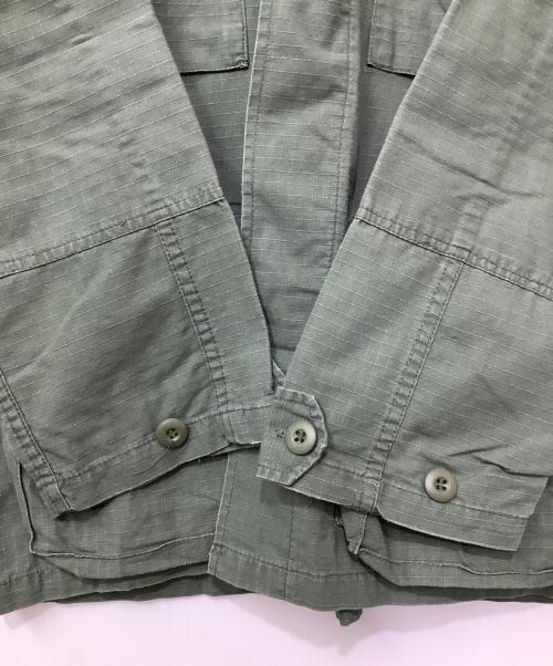 ミリタリー（ミリタリー）ミリタリー (ミリタリー) ミリタリーシャツジャケット グリーン サイズ:XS-Rの古着・服飾アイテム