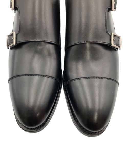 berwick（バーウィック）berwick (バーウィック) ダブルモンクストラップシューズ ブラック サイズ:7の古着・服飾アイテム