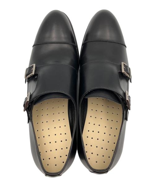 berwick（バーウィック）berwick (バーウィック) ダブルモンクストラップシューズ ブラック サイズ:7の古着・服飾アイテム