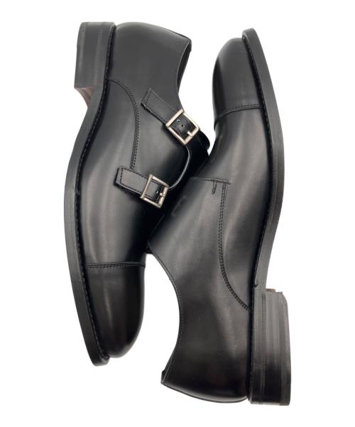 berwick（バーウィック）berwick (バーウィック) ダブルモンクストラップシューズ ブラック サイズ:7の古着・服飾アイテム