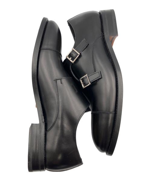 berwick（バーウィック）berwick (バーウィック) ダブルモンクストラップシューズ ブラック サイズ:7の古着・服飾アイテム