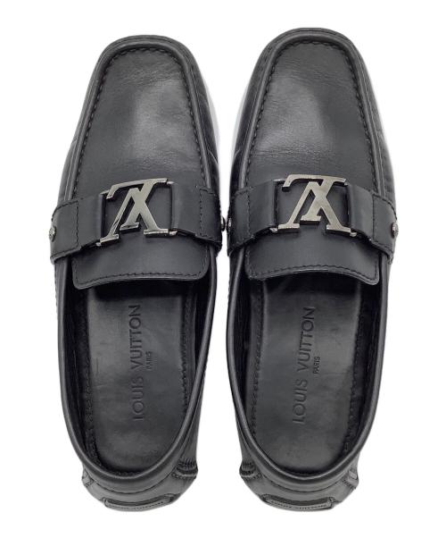LOUIS VUITTON（ルイ ヴィトン）LOUIS VUITTON (ルイ ヴィトン) ドライビングシューズ ブラック サイズ:5　1/2の古着・服飾アイテム