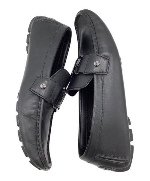 LOUIS VUITTON（ルイ ヴィトン）LOUIS VUITTON (ルイ ヴィトン) ドライビングシューズ ブラック サイズ:5　1/2の古着・服飾アイテム