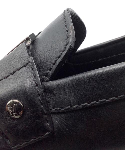 LOUIS VUITTON（ルイ ヴィトン）LOUIS VUITTON (ルイ ヴィトン) ドライビングシューズ ブラック サイズ:5　1/2の古着・服飾アイテム