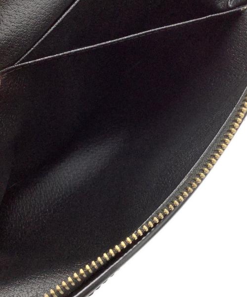 CELINE（セリーヌ）CELINE (セリーヌ) マカダム　バニティポーチ ブラック×ブラウンの古着・服飾アイテム