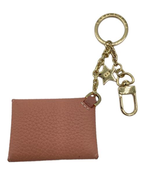 bonaventura（ボナベンチュラ）BONAVENTURA (ボナベンチュラ) スターチェーン キーホルダー シュリンクレザー ピンクの古着・服飾アイテム