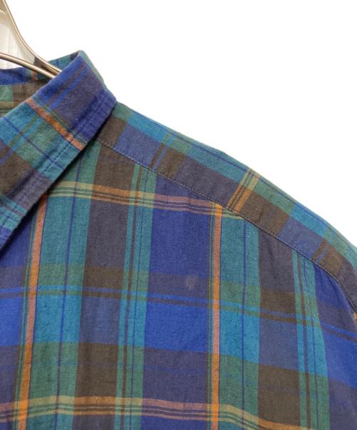 DESCENDANT（ディセンダント）DESCENDANT (ディセンダント) 半袖シャツ ネイビー×グリーン サイズ:2の古着・服飾アイテム