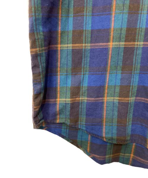 DESCENDANT（ディセンダント）DESCENDANT (ディセンダント) 半袖シャツ ネイビー×グリーン サイズ:2の古着・服飾アイテム