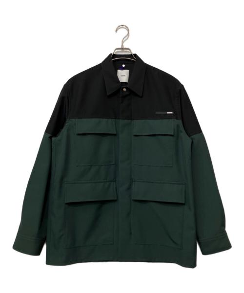 OAMC（オーエーエムシー）OAMC (オーエーエムシー) シャツ ブラック×グリーン サイズ:Sの古着・服飾アイテム