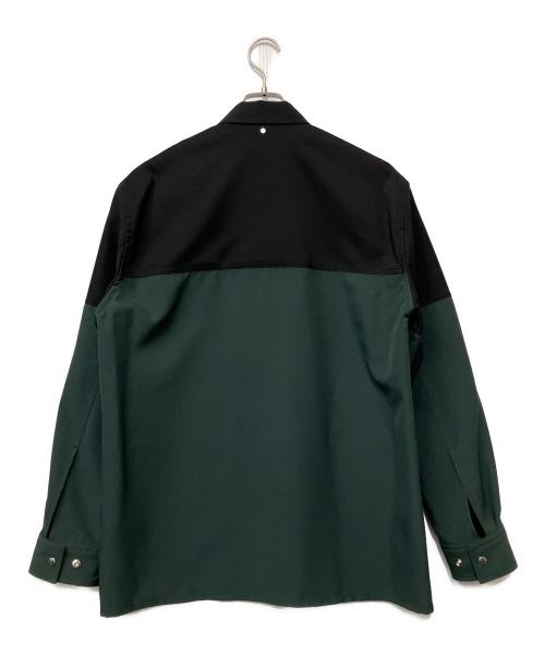 OAMC（オーエーエムシー）OAMC (オーエーエムシー) シャツ ブラック×グリーン サイズ:Sの古着・服飾アイテム
