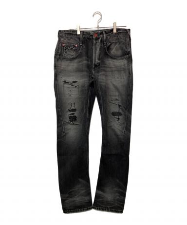 中古・古着通販】Denham (デンハム) デニムパンツ ブラック サイズ:W31