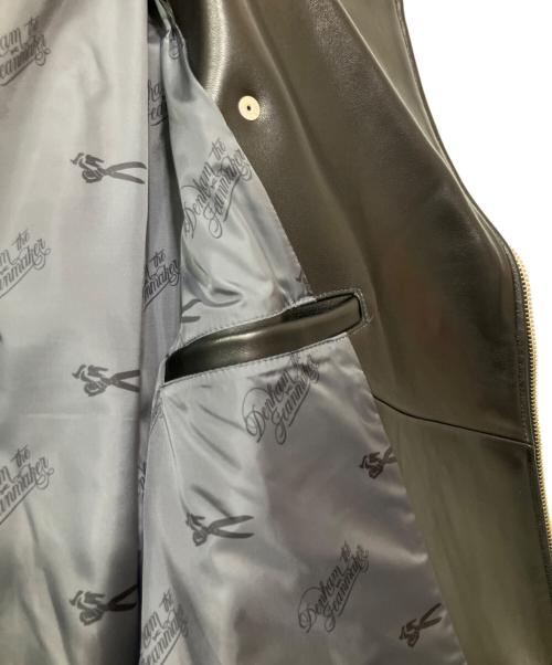Denham（デンハム）Denham (デンハム) レザーダブルライダースジャケット ブラック サイズ:Lの古着・服飾アイテム