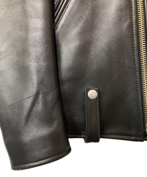 Denham（デンハム）Denham (デンハム) レザーダブルライダースジャケット ブラック サイズ:Lの古着・服飾アイテム