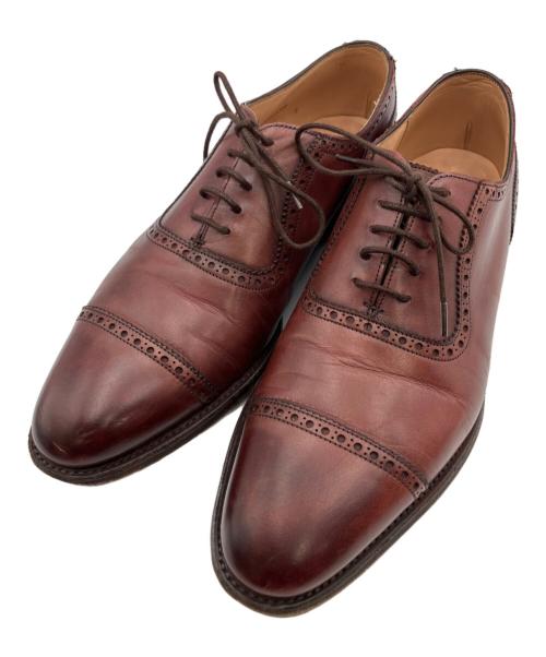 JOSEPH CHEANEY（ジョセフチーニー）Joseph Cheaney (ジョセフチーニー) パンチドキャップトゥシューズ ブラウン サイズ:7Fの古着・服飾アイテム