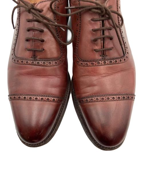 JOSEPH CHEANEY（ジョセフチーニー）Joseph Cheaney (ジョセフチーニー) パンチドキャップトゥシューズ ブラウン サイズ:7Fの古着・服飾アイテム