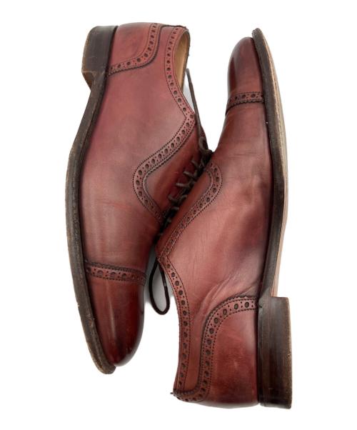 JOSEPH CHEANEY（ジョセフチーニー）Joseph Cheaney (ジョセフチーニー) パンチドキャップトゥシューズ ブラウン サイズ:7Fの古着・服飾アイテム